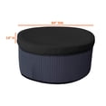 thumbnail image 3 of COVERS&ALL Round Hot Tub/Spa Cover 18 Oz Waterproof - 100% Weather Resistant Outdoor Round Spa Cover with Elastic for Snug Fit (84"(Dia) x 14"(H), Black), 3 of 6