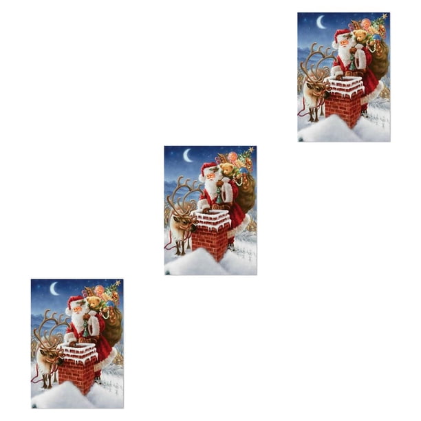 Injueey Navidad diamante pintura pared decoración muñeco de nieve hogar Type1 NO1