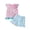 Girls Summer Outfits-Pink, variant on TOWED22 Toddler Baby Girl Summer Outfits 2Pcs Cap Sleeve Strawberry Top & Denim Shorts Cute Clothes Set 6M-4T(Pink,6-12 M)
