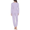 thumbnail image 3 of FOR U DESIGNS Purple Koala Pajama Sets for Women 2 Piece Long Sleeve Sleepwear Soft Loungewear Size M Nightwear for Women Jogger Long Pants and Crew Neck Tops, 3 of 6
