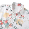 thumbnail image 5 of Summer Hawaiian Shirts for Men Vintage,Men's Short Sleeve Button Down Vintage Bowling Shirts,Hawaiian Casual Printed Beach Shirt Summer Regular Fit Top,Mens Floral Beach Shirts Wrinkle Free, 5 of 9
