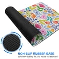thumbnail image 6 of Long Mouse Pads for Desk,Pioneer Flower Floral Print Pattern Desk Mats on Top Of Desks, Desk Mouse Pad Extra Large with 3mm Non-Slip Base and Stitched Edge for Gaming,Office,Work,Home 35.4"x15.7", 6 of 6