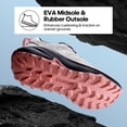 thumbnail image 3 of Zapatillas de Senderismo para Mujer NORTIV 8, Ligeras con Soporte de Arco para Caminata, Trabajo al Aire Libre, Camping, Tenis, Entrenamiento Cruzado, Talla 10, Caqui, NWUMHI2501, 3 of 8