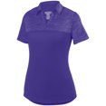 thumbnail image 1 of Ladies Shadow Tonal Heather Polo L Purple, 1 of 2