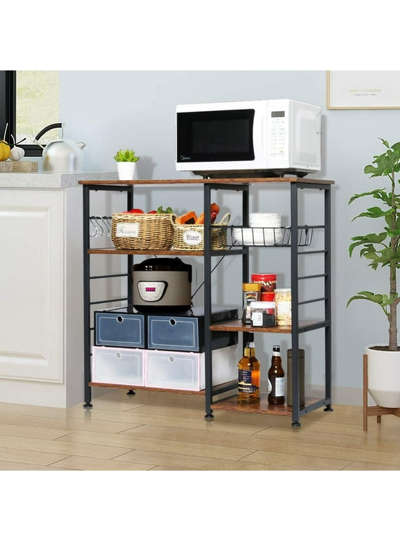 Wood Microwave Carts