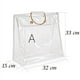 thumbnail image 4 of Bolsa de almacenamiento transparente para mujer, organizador de PVC transparente para cosméticos, bolso a prueba de polvo Tamaño claro A Hugo Bolso de polvo transparente, 4 of 10