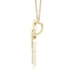 thumbnail image 2 of ANGARA Natural Diamond Heart Pendant in 14K Yellow Gold for Women (Size-1.75mm| Color-K| Clarity-I3) | April Birthstone, Anniversary, Jewelry Gift for Women | Natural Diamond Necklace, 2 of 8
