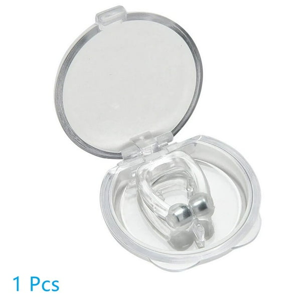 Dispositivo magnético antirronquidos, Clip nasal para dejar de roncar, fácil respiración, ayuda para dormir, protector de Apnea nocturna, 1/2/3/4 Uds.
