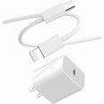 thumbnail image 1 of ccwmincc USB C Fast PD Wall Charger Block 5 Pieds Cable 18W 20W Watt Power Charging Adapter Quick Box Compatible with Ipad ARI iPhone 11 12 PRO MAX Mini TP XR SE2 8Plus Cord for Type C Plug, 1 of 1