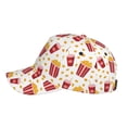 thumbnail image 2 of Lsque Popcorn Baseball Cap Trucker Low Profile Hat Golf Dad Hat Adjustable Original Classic Unconstructed Plain Cap Men Women, 2 of 9