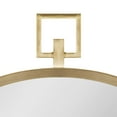 thumbnail image 4 of Kate and Laurel Tabb Round Framed Mirror, Gold 24x28, 4 of 9