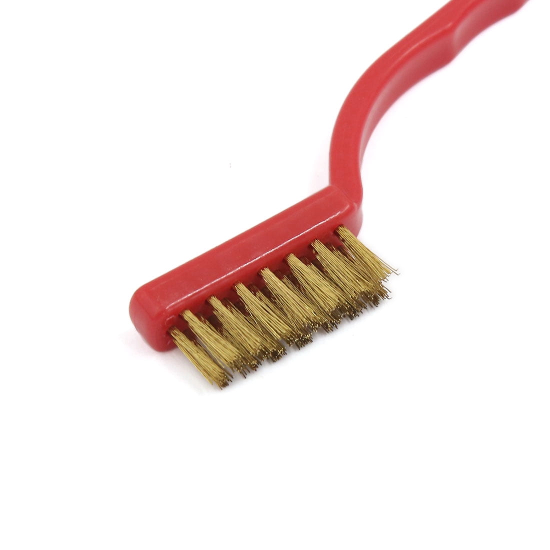 Unique Bargains 3PCS Brush Set Stainless Steel Nylon Brass Wire Brushes Cleaning Kit