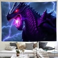 thumbnail image 2 of RKSupls Tapestry Wall Hanging Art, Purple Lightning Dragon Fantasy Magic Epic Tapestry Decoration for Daily Bedroom, Dorm, Living Room, Apartment Hallway Home Decor, 2 of 5