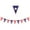 B, variant on American Independence Day Pull Flag Banner Decoration, Festive Triangular Flags Featuring Star And Stripe Patterns For Holiday Party Layouts, Versatile Letter Banner Ideal For