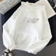 thumbnail image 2 of Moda damas casual manga larga damas o-cuello estampado sudadera con capucha suelta mujeres tops Pompotops gfhjh2026, 2 of 7
