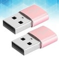 thumbnail image 3 of Type-C Adapter, Simple Plug and Play USB Adapter, Easy to Carry For Charging Synchronization or Data Transmission Compatible for OTG Silver,Black,Gold,Red,, 3 of 8