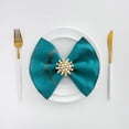 thumbnail image 1 of Nvzi Servilletas de tela de damasco de 2 unidades, 19,68 x 19,68 pulgadas, servilletas de tela de jacquard cuadradas,banquetes de bodas, azul y verde A, 1 of 4