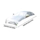 thumbnail image 2 of Xihbxyly Parasol Universal para Coche, Protección para Parabrisas, Aislamiento de Alta Densidad, Fácil Instalación, Protección Contra El Calor En Verano, Refrigeración Interior, Paquete de 1, 2 of 4
