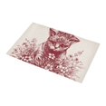 thumbnail image 3 of MKHERT Cat Doormat Non-slip Bath Mat Floor Mat 30x18 inch, 3 of 3