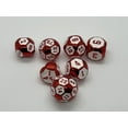 thumbnail image 2 of Galactic Dice Premium Dice Sets - Ball Dice Red & White (Ver 1) Set of 7 Dice with Tin, 2 of 3