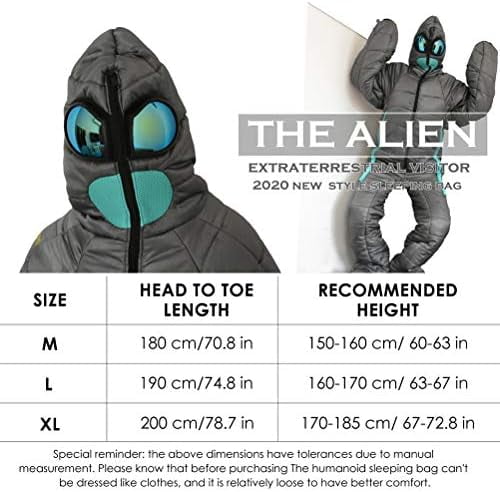 Adult Lite Wearable Sleeping Bag Warming Camping Sleeping Bag Lazy Travelling Easy Carrying for Walking Hiking Camping Outdoor Hello