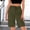Army Green high waisted bermuda shorts a1, variant on Cagogo Women Bermuda Shorts High Waisted with Pockets Casual Solid Basic Vacation Lounge Shorts for Women Summer Beachwear, Gray 2XL
