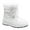 W-White, variant on Snow Boots for Womens: Warm Fur No-slip Winter Woman Ankle Booties