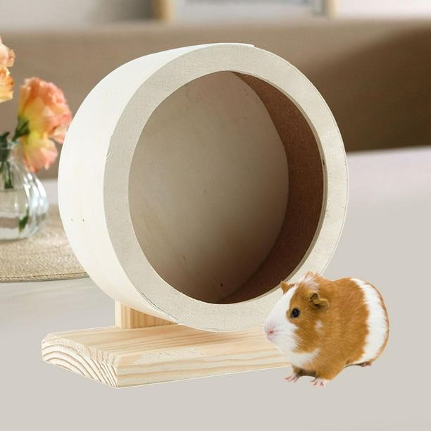 Hamster Wheel Wood Hamster Exercise Wheel Small Animals Silent