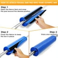 thumbnail image 3 of Yes4All PVC Bar Pad, Ideal for Squats, Hip Thrusts, Blue, Single, 3 of 7