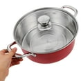 thumbnail image 4 of Hemoton Large Stainless Steel Soup Pot With Lid For Cooking Stew Ramen And Pasta Ideal Kitchen Stockpot For Household Use, 4 of 7