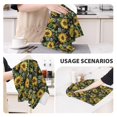 thumbnail image 3 of Disketp Sunflowers Waffle Weave Kitchen Dish Cloth,Super Absorbent Kitchen Dish Towels 16*26 Inches for Dish Rags Washing Dishes, Drying Dishes, 3 of 7