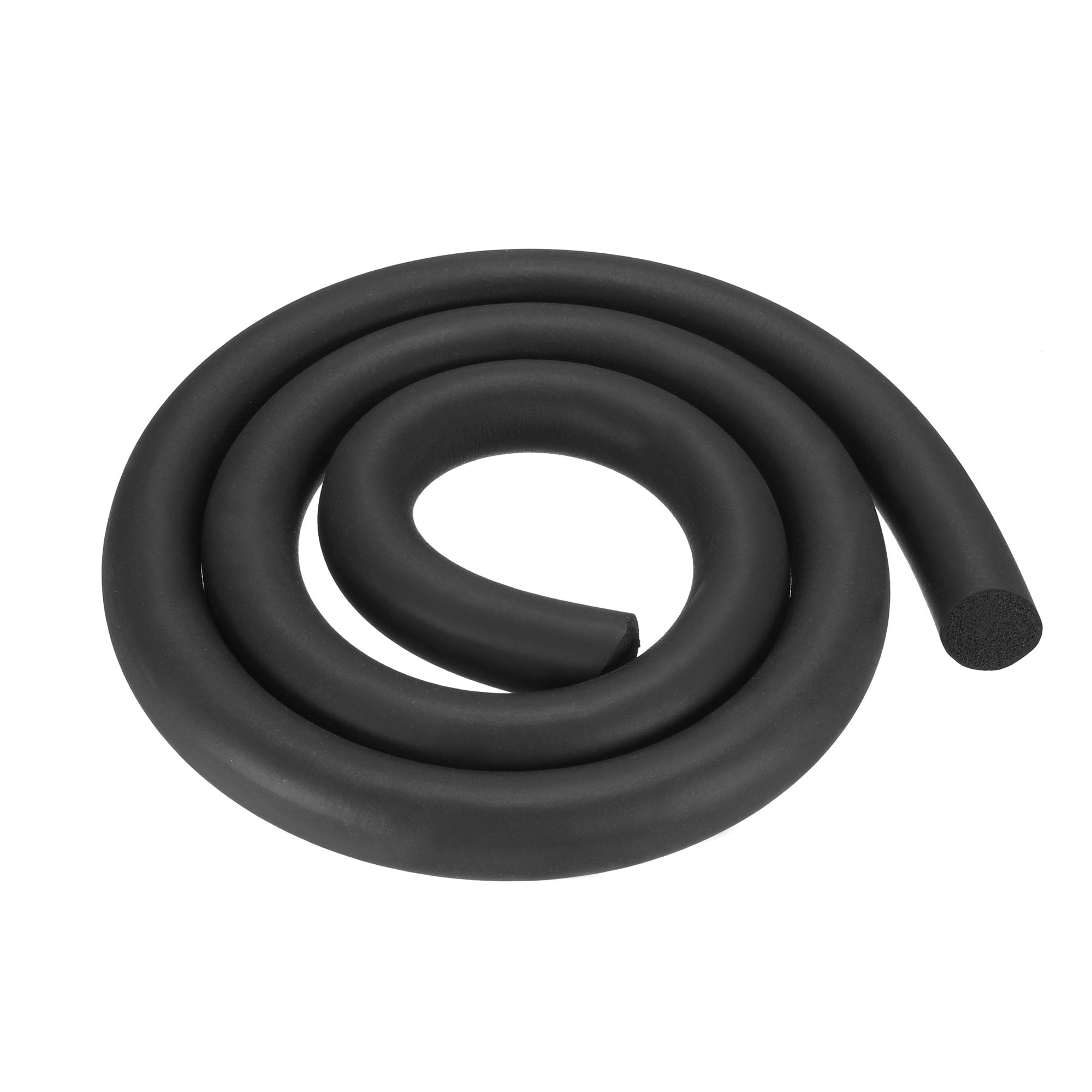 Foam Rubber Seal Weather Strip 18mm Dia 1 Meter Long Black Walmart