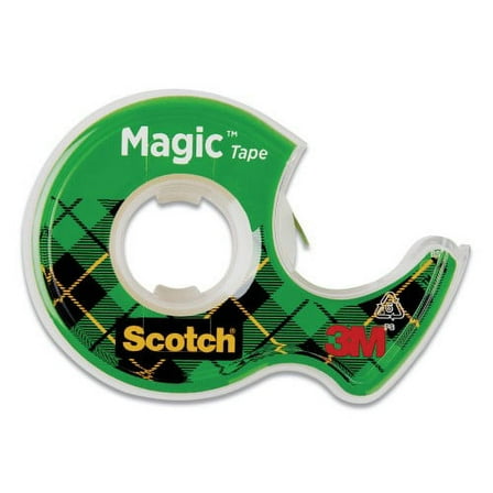Scotch-4PK Scotch Magic Tape in Handheld Dispenser, 1" Core, 0.75" x 25 ft, Clear (105)