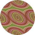 thumbnail image 1 of Ahgly Company Machine Washable Indoor Square Transitional Grapefruit Red Area Rugs, 3' Square, 1 of 7