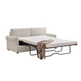 thumbnail image 4 of US Pride Furniture Viviana 76" W Polyester Cushion Back Sofa Bed, Ivory, 4 of 5