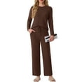 thumbnail image 2 of Cueply 2 Piece Sets for Women Outfits Casual Long Sleeve Lounge Matching Sets Clothing with Pockets, 2 of 8