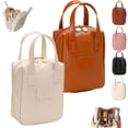 thumbnail image 1 of Eretinputc Bolsa de maquillaje, nueva bolsa de maquillaje premium 2024, nueva bolsa de maquillaje premium con cremallera, bolsa de maquillaje premium (blanco + marrón), 1 of 7