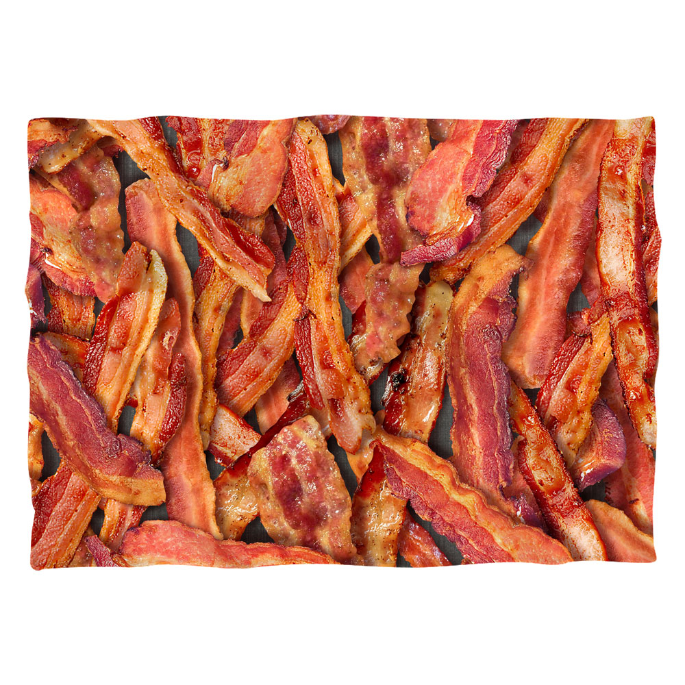 Bacon Collage Pillow Case