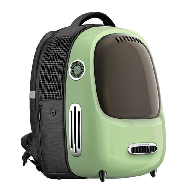 Petkit Sac à Dos Portable pour Animaux de Compagnie, Chats et Chiots, Sac à Dos à Bulles avec Lumière, Capsule Transparente Ventilée pour Voyage, Randonnée et Utilisation en Extérieur