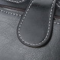 thumbnail image 4 of Wallets With Zipper Shaped Metal Buckle Heart Shaped Chain Compact And Portable (Brown), 4 of 5