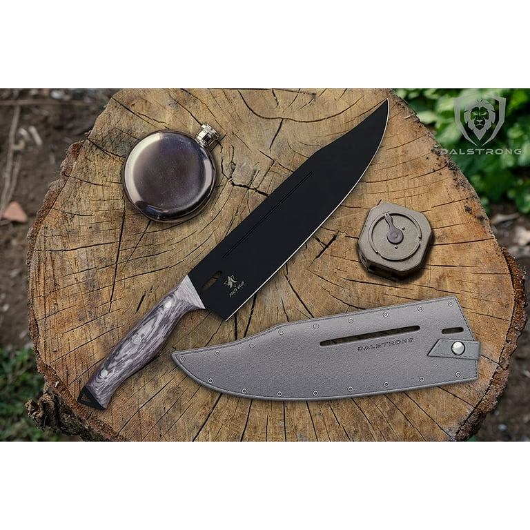 Dalstrong Chef Knife - 9.5 inch - Firestorm Alpha Series - Premium 10Cr15CoMoV High-Carbon Steel - Traditional Japanese Wa Stabilized Wood & Resin