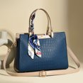 thumbnail image 4 of Bolso de mano de lujo con estampado de cocodrilo, bolso de mano de marca genuina, bolso de hombro de gran capacidad para mujer, bolso de diseño de alta calidad para mujer, 4 of 5