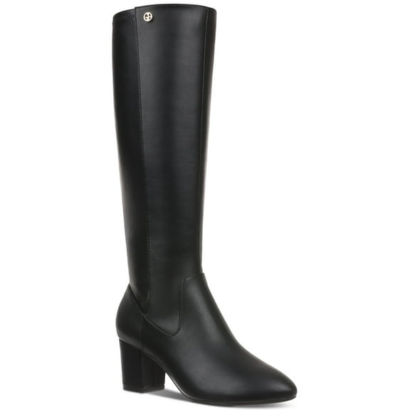 Giani Bernini Maylynee Riding Boots for Women, Black Smooth, 8.5M