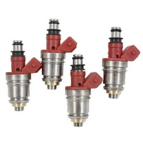 4-Pack Fuel Injectors 16600-86G00 Replacement for Pickup 2.4L 1995 D21 1990-1994 2.4L