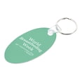 thumbnail image 2 of ThisWear Lactation Specialist Gifts for Mom World Breastfeeding Week Aluminum Oval Keychain, 2 of 3
