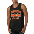 thumbnail image 1 of Wild Bobby City of Edmonton Hockey Fantasy Fan Sports Men's Tank Top, Black, Small, 1 of 5