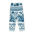 thumbnail image 4 of Daiia Sea Underwater Jellyfish Women's Sleep Pant with Pockets and Drawstring,Pajama Pants-Small, 4 of 9