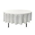 thumbnail image 1 of LA Linen TCpop90R-WhiteP11 Nappe en Popeline de Polyester, Blanc - Rond 90 Po., 1 of 4