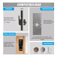 thumbnail image 4 of Chapa Cerradura Inteligente Electrónica Exterior Impermeable negro/gris, 4 of 5