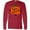 Red, variant on Inktastic Happy Fall Y'all Pumpkin Long Sleeve T-Shirt
